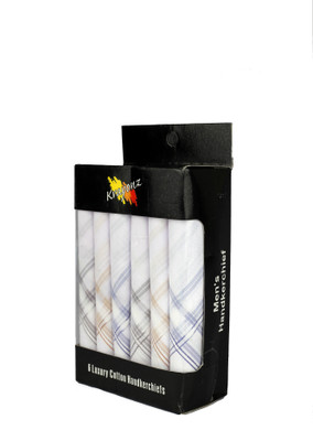 

Krayonz Mens Handkerchief(Pack of 6)
