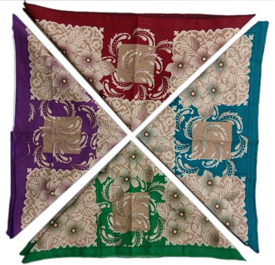 Blacksmith 100% Mercerized Cotton Premium Ladies Handkerchief Colorful Prints Handkerchief(Pack of 4) Blacksmith 100% Mercerized Cotton Premium Ladies Handkerchief Colorful Prints Handkerchief(Pack of 4)