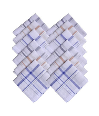 

S4S Men's Striped Handkerchief(Pack of 12)