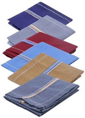

Sudha Creations Mens Handkerchief(Pack of 6)