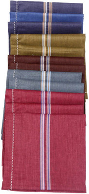 KUBER INDUSTRIES Stylish [ Multicolor ] Handkerchief(Pack of 12)