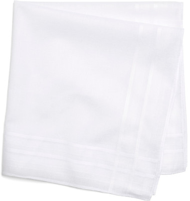 Hanky Face Napkins [ White ] Handkerchief(Pack of 18)