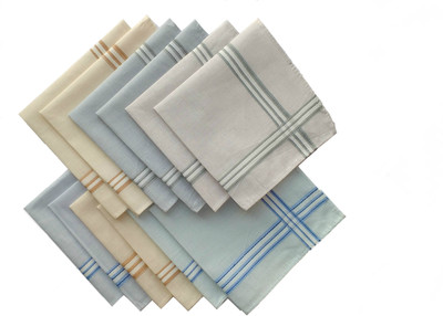 Krayonz Mens Handkerchief(Pack of 12)
