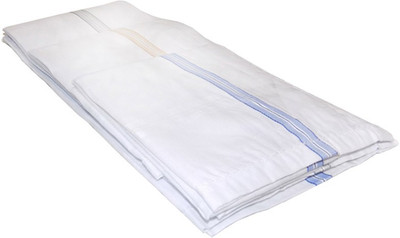 KUBER INDUSTRIES Stylish [ White ] Handkerchief(Pack of 3)