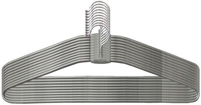 

BIGSALE786 Steel Pack of 10 Cloth Hangers(Grey)