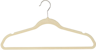 

Howards Flocked Microfibre Pack of 5 Cloth Hangers(White)