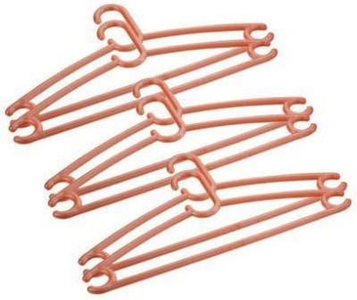 

Toygully Plastic Pack of 12 Cloth Hangers(Pink)