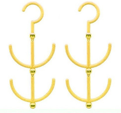 

Hokipo Plastic Pack of 2 Tie Hangers