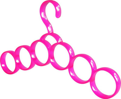 

Luxxuri Plastic Tie Hanger(Pink)