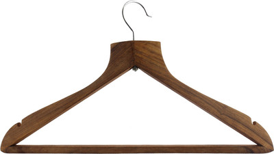 

Dinette Wooden Pack of 6 Cloth Hangers(Brown)