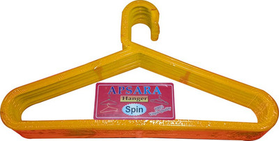 

Apsara Plastic Pack of 6 Cloth Hangers
