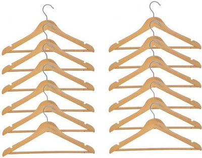 

sharp n style Plastic Pack of 12 Cloth Hangers(Multicolor)