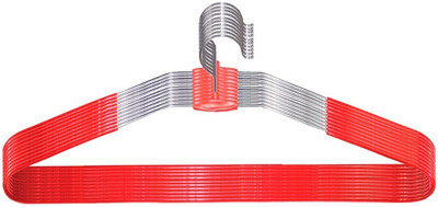 

BIGSALE786 Steel Pack of 10 Cloth Hangers(Red)