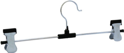 

Athena Creations Steel Pack of 12 Cloth Hangers(Silver)