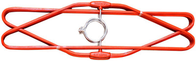 

kdtraders Steel Pack of 12 Cloth Hangers(Red)