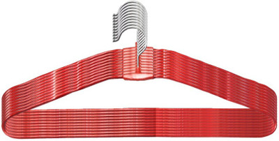

BIGSALE786 Steel Pack of 10 Cloth Hangers(Red)