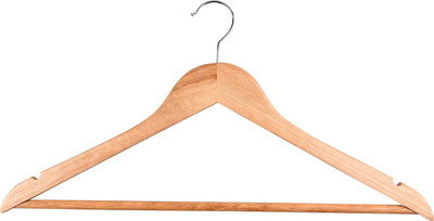 

Brecken Paul Wooden Pack of 6 Cloth Hangers(Brown)
