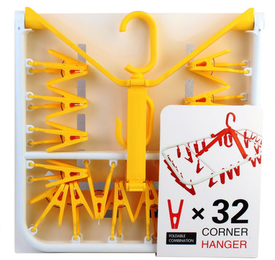 Mabalo Plastic Cloth Hanger(Yellow)