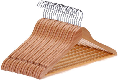 

Howards Wooden Pack of 20 Kids Hangers(Beige)