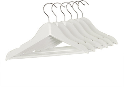 

Howards Wooden Pack of 6 Kids Hangers(White)