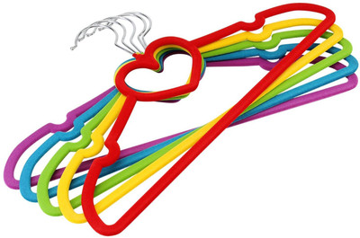 

BlushBees Cotton Pack of 5 Cloth Hangers(Multicolor)