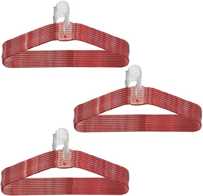 BIGSALE786 Steel Pack of 30 Cloth Hangers(Red) at flipkart