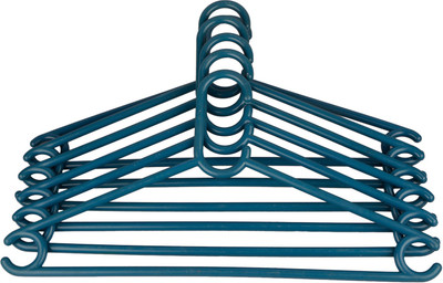 

Brecken Paul Plastic Pack of 6 Cloth Hangers(White)
