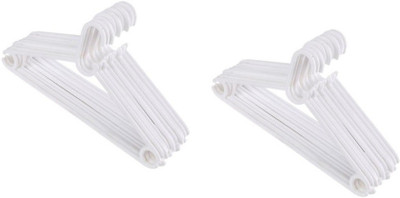 

Kayyo Plastic Pack of 24 Cloth Hangers(White)