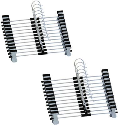 

BIGSALE786 Steel Pack of 24 Cloth Hangers(Silver, Black)