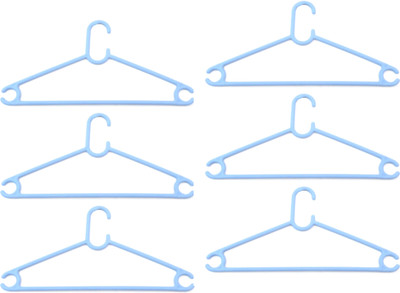 

Nayasa Plastic Pack of 6 Cloth Hangers
