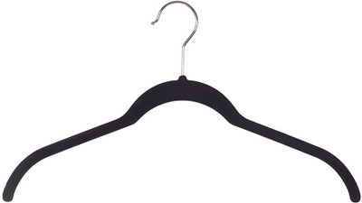 

Howards Flocked Microfibre Pack of 20 Cloth Hangers(Black)