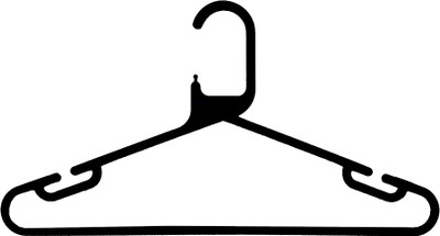 

Incrizma Polypropylene Pack of 6 Cloth Hangers(Black)