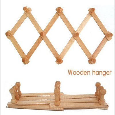 

Connectwide Wooden Cloth Hanger(Brown)