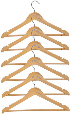 52% OFF on Combi Delight Wooden Pack of 6 Hangers(Brown) 52% OFF on Combi Delight Wooden Pack of 6 Hangers(Brown)