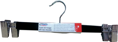 

Howards Wooden Pack of 2 Cloth Hangers(Brown)