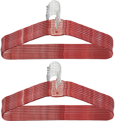 

BIGSALE786 Steel Pack of 20 Cloth Hangers(Red)