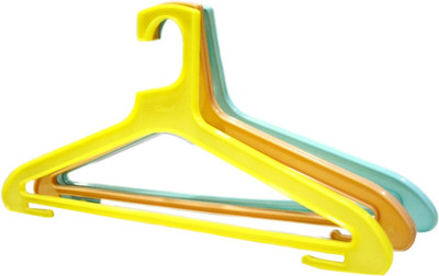 45% OFF on Chetan Plastic Pack of 18 Cloth Hangers(Multicolor) 45% OFF on Chetan Plastic Pack of 18 Cloth Hangers(Multicolor)