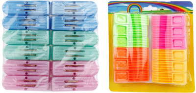 XCCESS Xccess pack 24 Pcs Cloth Laundry Clips Closet Organizer( )