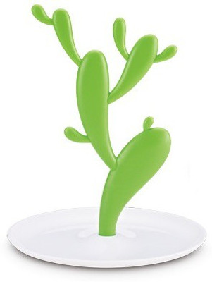 

GeekGoodies Cactus Shape Melamine Table Desk Jewellery Organizer( )