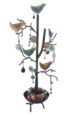 

Bali Mantra 1 Bird with Bowl Jewelry Holder Jewellery Organizer( )