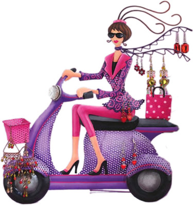 

Bali Mantra Vespa Girl Jewellery Organizer Jewellery Organizer( )