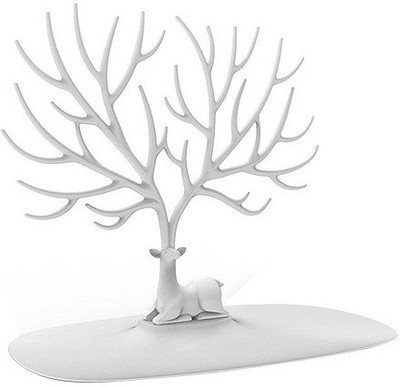 

Connectwide Earrings Rings Jewelry Tree Stand Display Organizer Holder Show Rack Jewellery Organizer( )