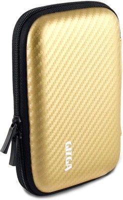 

Gizga Essentials Hard Drive Case 2.5 inch Carbon Fiber Mesh(For 2.5 inch Hard Drive, Gold)