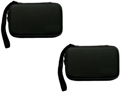 

NewveZ Hard Drive Pouch 2.5 inch External Hard Drive Case Set Of 2(For 2.5 inch External Hard Drive, Black)