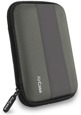AirPlus Pocket Hard Drive Pouch 2.5 inch External Hard Disk Cover(For Western Digital, Seagate, Sony, Transcend, ADATA,, Hitachi, iomega, Toshiba, Dell, Lenovo, HP, other 2.5 Inch Hard Drive Disk., Grey)