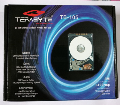 

Terabyte TB SATA CASING 2.5 inch HDD ENCLOSURE(For 2.5 INCH SATA HDD, Black, White)