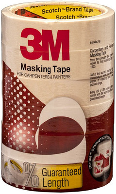 

3M NA 40 m Masking Tape(White Pack of 8)