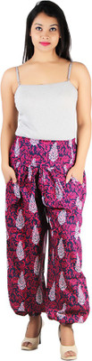 

Ankita Printed Cotton Blend Women Harem Pants, Multicolor