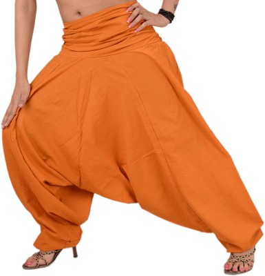 Skirts & Scarves Solid Cotton Blend Women Harem Pants at flipkart