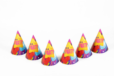 

Funcart Cone Hat(Multicolor, Pack of 6)